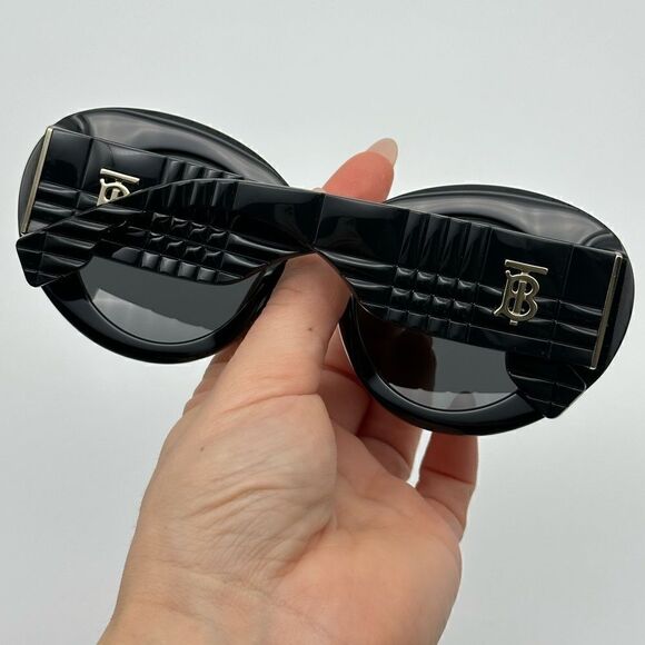BURBERRY Sunglasses BE4370U Margot 300187 Black/Dark Grey Women NEW